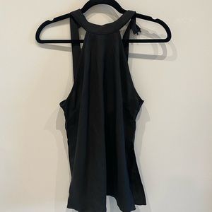 High Neck Black Tank